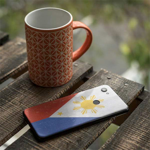 Philippines Flag Distressed Google Pixel 3a Skin